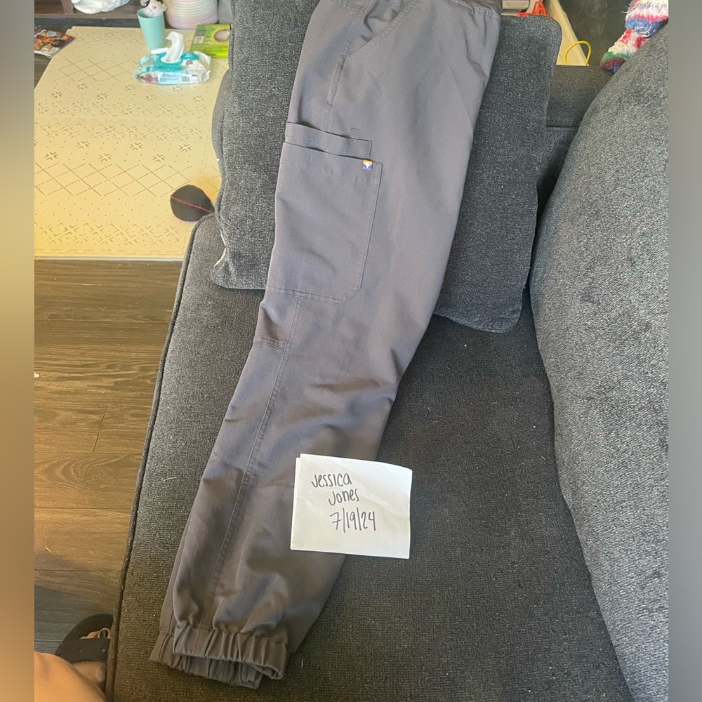 FIGs Medium Charcoal Joggers - Pride edition